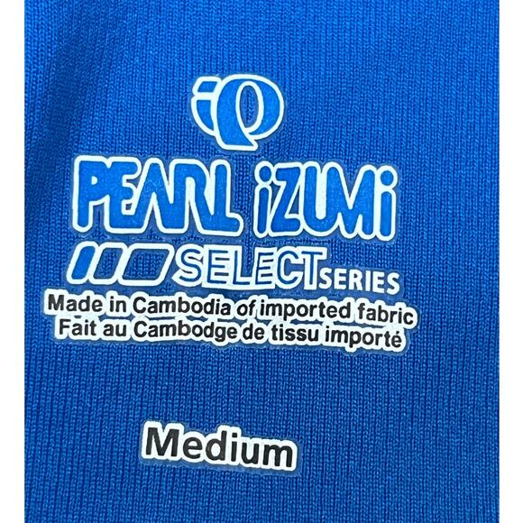 NWT Pearl Izumi Men's Size Medium Blue/Gray Quest Long Sleeve Cycling Jersey - Picture 3 of 8